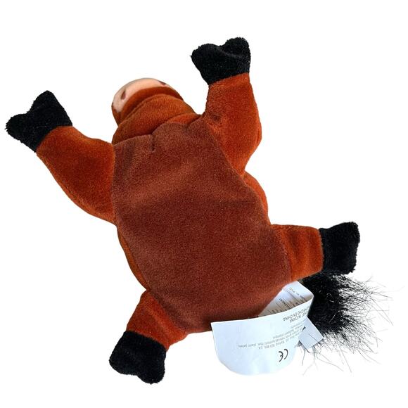 The Disney Store Mini Bean Bag Pumbaa 8" The Lion King - Picture 7 of 9